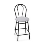 Nowy Styl Tulipan Hocker 78 4-Leg Upholstered Bar Stool