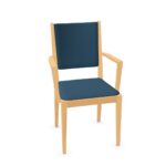 Kusch + Co Luca Frame Chair 4LA HB Uph 2 4-Leg With Armrests Upholstered Frame