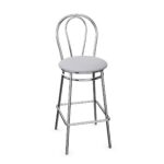 Nowy Styl Tulipan Hocker CR 4-Leg Upholstered Bar Stool
