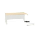 Frezza Desk With Return Right-Hand Supporting Hanging Desk