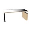 Bralco Bridge Glass Top Executive Desk