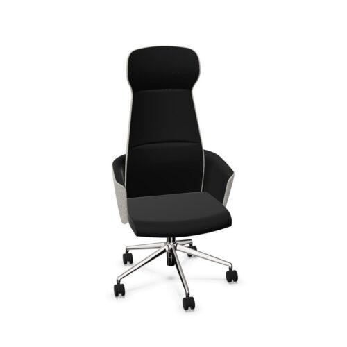 Bralco My Belle Swivel 5-Star Base Upholstered Office Chair