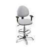Nowy Styl Smart-RB CR ST02-CR R3K2-NS With Armrests Upholstered Counter Swivel