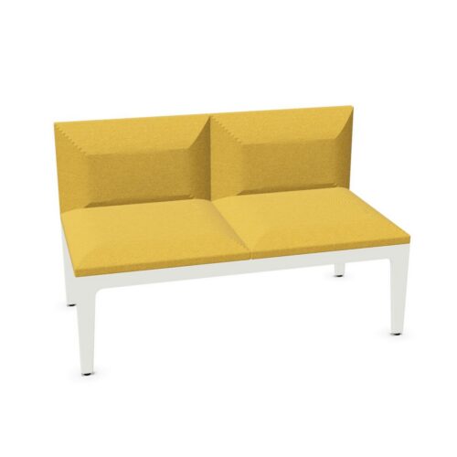 Frezza Alplus Seating Two-Seater With Backrest Bench