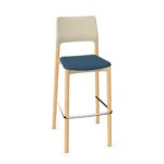 Kusch + Co Arn Frame Chair Hkr 4L Lgw Uph 4-Leg Upholstered Bar Stool
