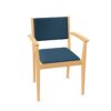 Kusch + Co Luca Frame Chair 4LA Uph 4-Leg With Armrests Upholstered Frame Chair