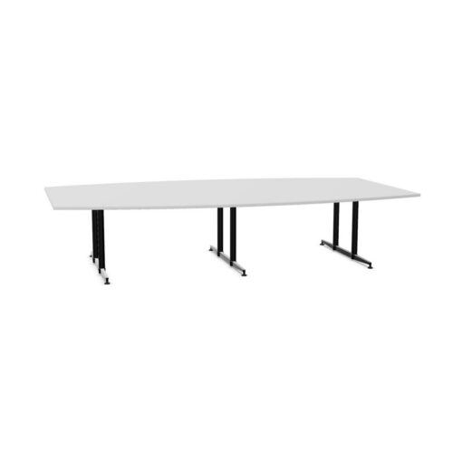 Kusch + Co San Siro Table T2C-Leg Freestanding Double-Column T-Leg Meeting Table