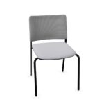 Nowy Styl Intrata V-34 Flbl-NA 4-Leg Upholstered Mesh Frame Chair