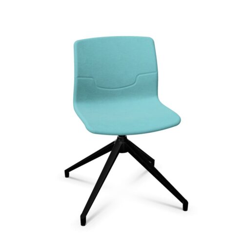 Gaber Slot 4-Star Swivel With Castors Upholstered Chair