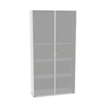 Bralco Aba Sliding-Door Cabinet Full-Height Doors Storage Cabinet