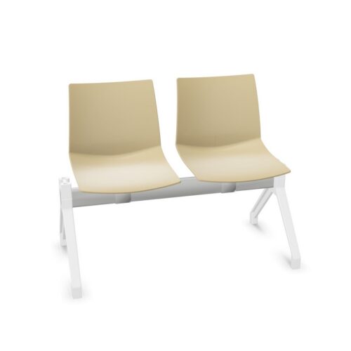 Gaber Kanvas 2-Seat Leg Base Waiting Bench