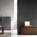 Bralco Executive Desk With Integrated Storage Desk Arche executive office desk arrangement