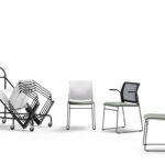 Bralco Area Visitor With Armrests Sled Office Chair