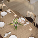 Northern Blush Pendant Rail 5 Linear Five-Light Pendant Light