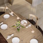 Northern Blush Pendant Rail 5 Linear Five-Light Pendant Light
