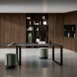 Bralco Aba Single-Door Lockable Adjustable Storage Cabinet cabinet in office arrangement
