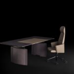 Bralco Fixed-Height Desk Telescopic Beam Desk Eleva height-adjustable desk arrangement