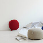 Northern Gem Pouf Ottoman Upholstered Pouf
