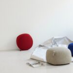 Northern Gem Pouf Ottoman Upholstered Pouf