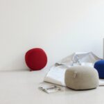 Northern Gem Pouf Ottoman Upholstered Pouf