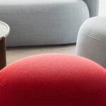 Northern Gem Pouf Ottoman Upholstered Pouf