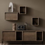 Northern Hifive Glass Cabinet Modules 75 Glass-Front With Legs Cabinet