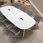 ICF Notable Meeting Round Electrified Conference Table
