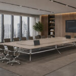ICF Notable Meeting Square Fixed Height Meeting Table