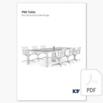 ICF P80 Media-Ready Meeting Table Conference Table