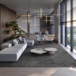 Miinu Pro Stain Protection Area Rug Evolution Pro Graphit arrangement