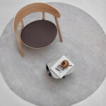 Northern Row Rug Circular D200 Round Hand-Loomed Textured Rug
