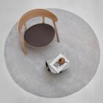 Northern Row Rug Circular D200 Round Hand-Loomed Textured Rug