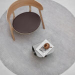 Northern Row Rug Circular D200 Round Hand-Loomed Textured Rug