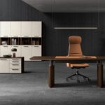 Bralco Fixed-Height Desk Telescopic Beam Desk Eleva desk range arrangement