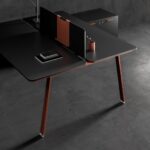 Bralco Take Off Evo Round Meeting Table Top Access Conference Table Take Off Evo table arrangement