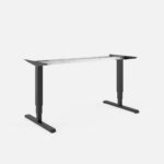 Actiforce Steelforce SF 400 Eco Slim Height-Adjustable Desk Electric black frame, onyx tabletop
