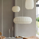 Northern Tradition Pendant Tall Textile Shade Pendant Lamp