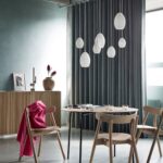 Northern Unika Large Pendant Light White Unika large pendant light in dining room
