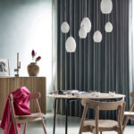 Northern Unika Large Pendant Light White Unika large pendant light in dining room
