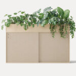 Zilenzio Zorla Storage Framed Upholstered Acoustic Wall Panel