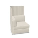 Zilenzio Focus Spaces Corner Short Left Corner Module High-Back Acoustic Sofa