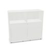 Frezza 2-Door Open Unit Sliding Door Cabinet