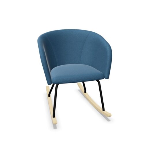 Nowy Styl Naudu Armchair RO Frame Rocking Upholstered Armchair