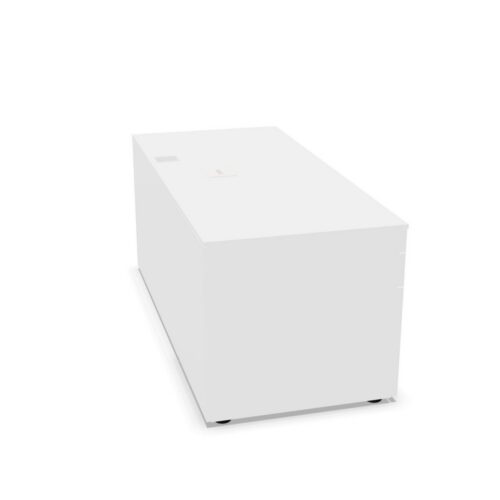 Bralco Winglet W15 Left-Hand Cable Pass-Through Reception Desk