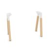 Bralco Wooden Desk Legs With Mounting Brackets Desk Leg Set