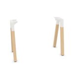 Bralco Wooden Desk Legs With Mounting Brackets Desk Leg Set