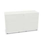 Frezza Sliding-Door Melamine Storage Cabinet