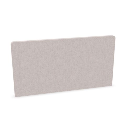 Zilenzio Rounded Clamp-Mounted Corners Acoustic Desk Screen