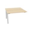 Bralco Double Workstation Melamine Top Bench Desk