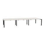 Nowy Styl Sqart Workbench 6U I-Leg RC 6-Person Frame Rectangular Bench Desk